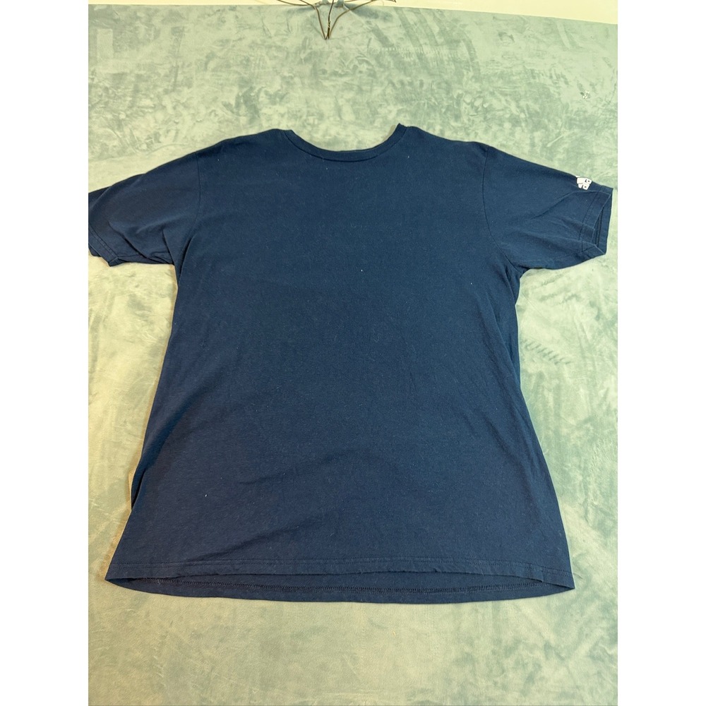 Adidas The Go-To Tee Mens Large Navy Blue Cotton Short Sleeve T-Shirt RN119208